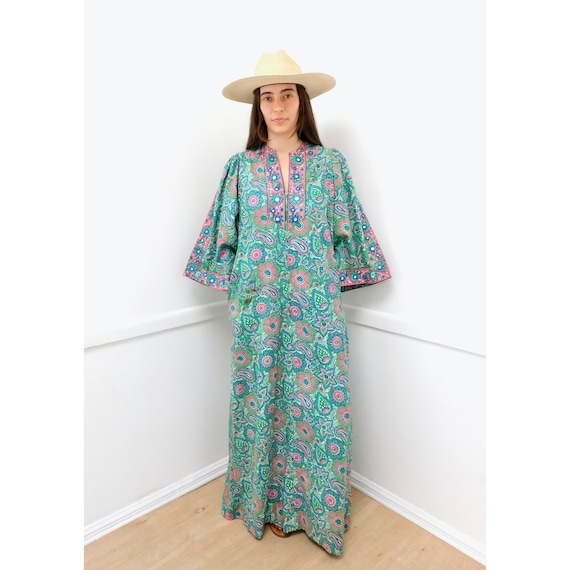 Indian Ramona Rull Dress // vintage 70s boho hippi