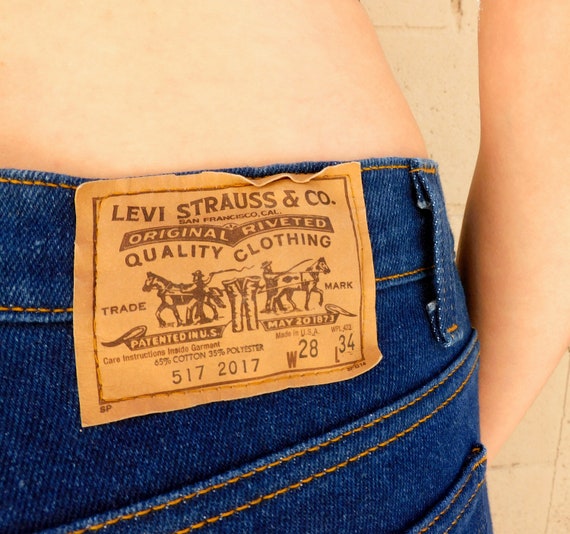 USA Levi's 517 Stretch Jeans // vintage 70s Levis… - image 6