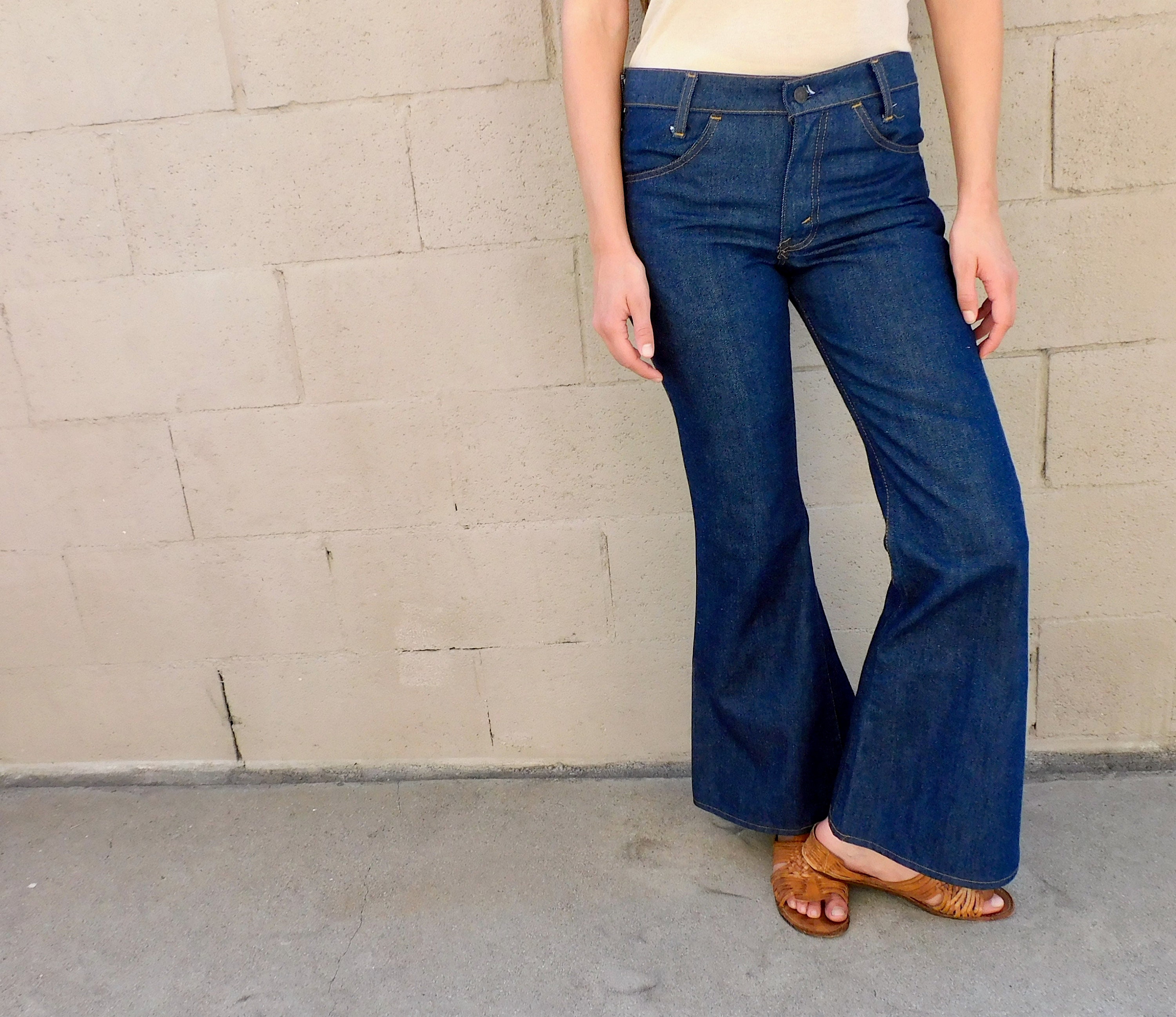 Levis SF 207 517 Jeans // vintage Levi's USA hippie Levi orange tab ...