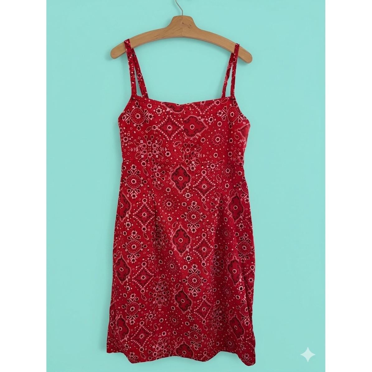 Red Bandana Dress Women - Etsy