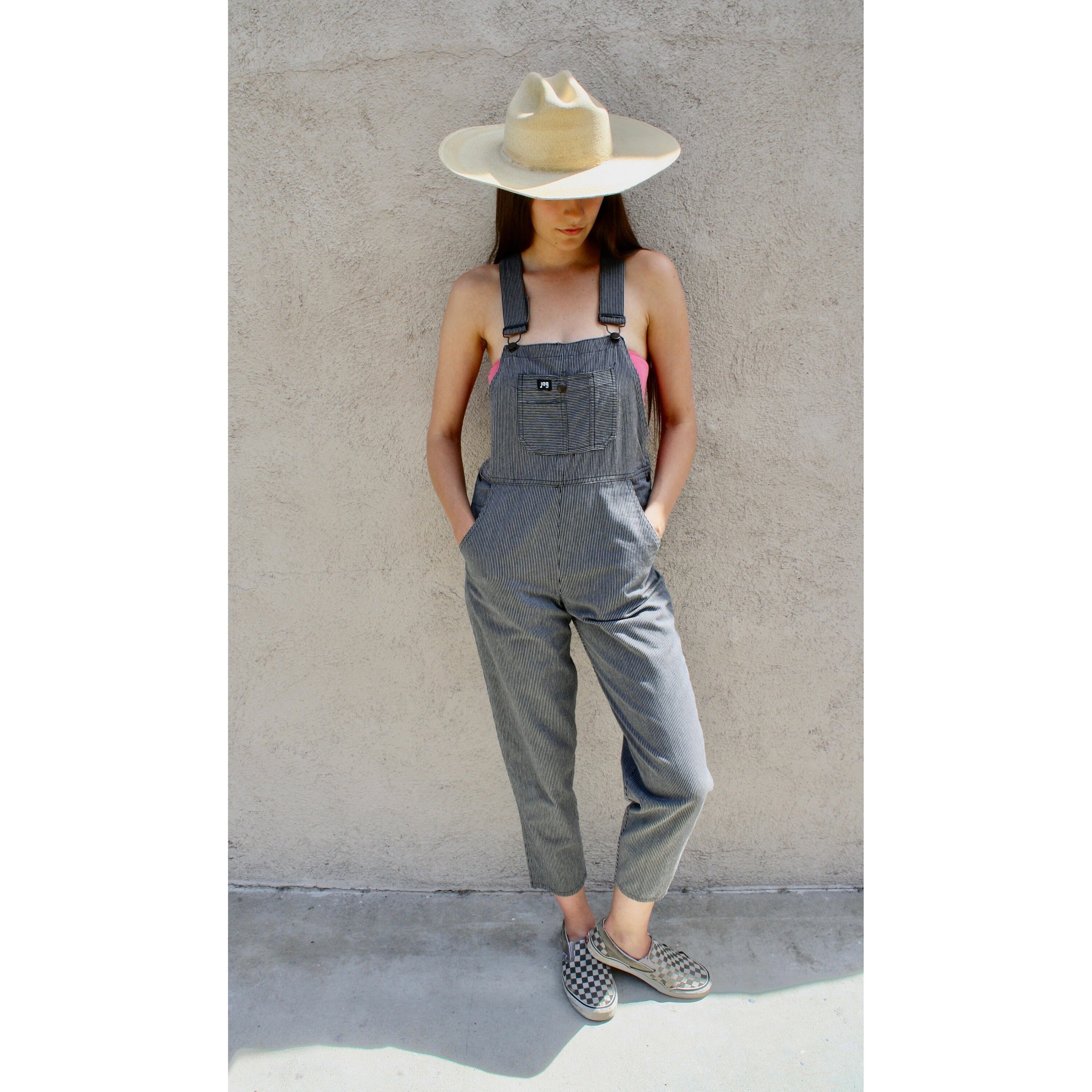 black jean dress overalls
