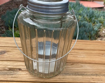 Patio Decoration Glass Container, candle holder