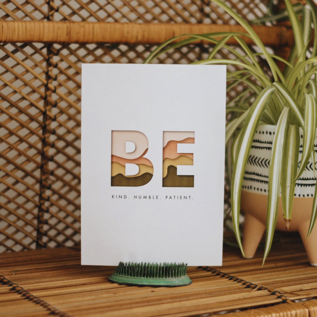Be Kind Printable - Etsy