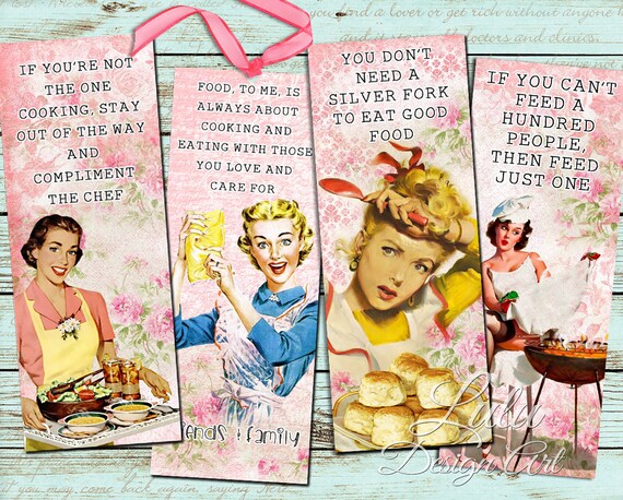 Digital Bookmarks : Cooking Bookmarks Printable | Etsy