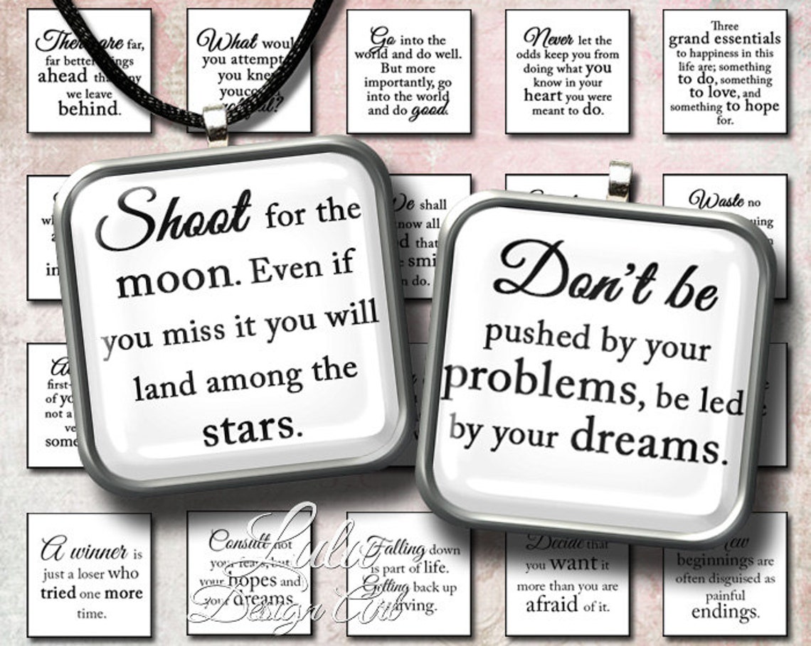 Inspirational Sayings Square Images Instant Download 1 Etsy