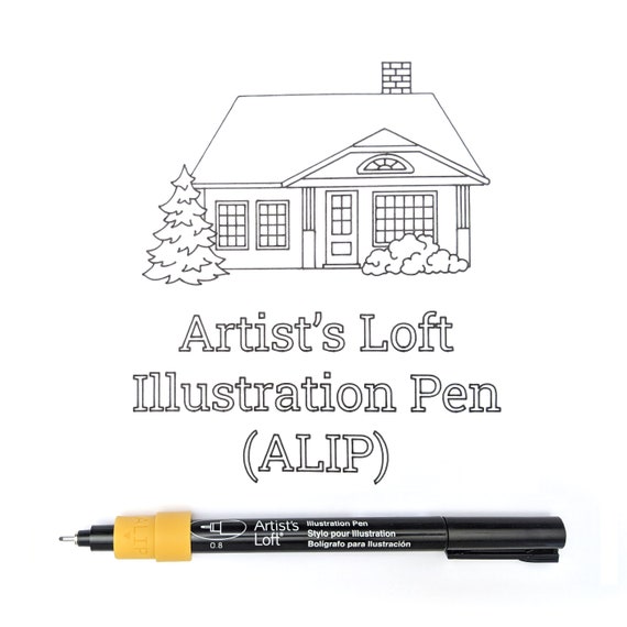 Artist's Loft Pens illustration, Fine Point Marker for Cricut