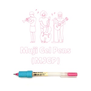 MUJI Style Gel Pens - Set of 12 – NotebookTherapy