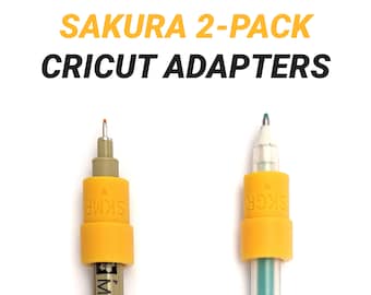 Sakura Gelly Roll & Micron Pen Adapters for Cricut Machines (Explore Air 2, Explore Air, Maker)