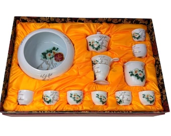 Vintage 1997 Chengyi Keramik-Teeservice, Kunst, Geschmack, Porzellan, Gongfu-Teeservice, Originalverpackung