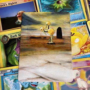 Carte Pokémon B L A I N E ' S - D O D U O - Blaine's Doduo 61/132 Gym Challenge Authen. Art étendu personnalisé de qualité peinte originale