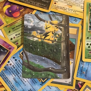 R A I N Y - D A Y - Electabuzz Lost Thunder 71/214 Carte Pokémon authentique Original peint de qualité personnalisé étendu Art