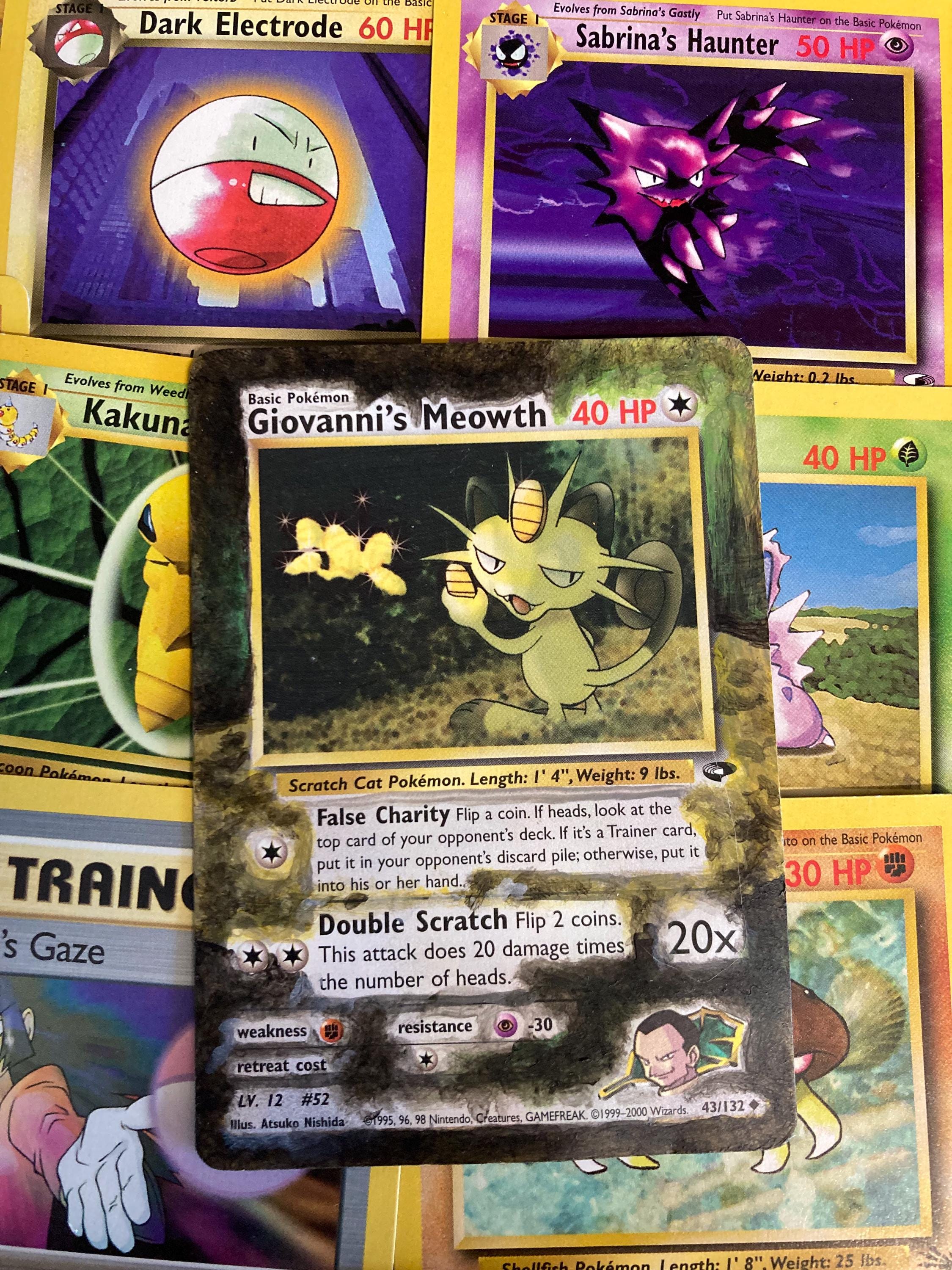 G I O V A N N I ' S - M E O W T H - Gym Heroes Giovanni's Meowth