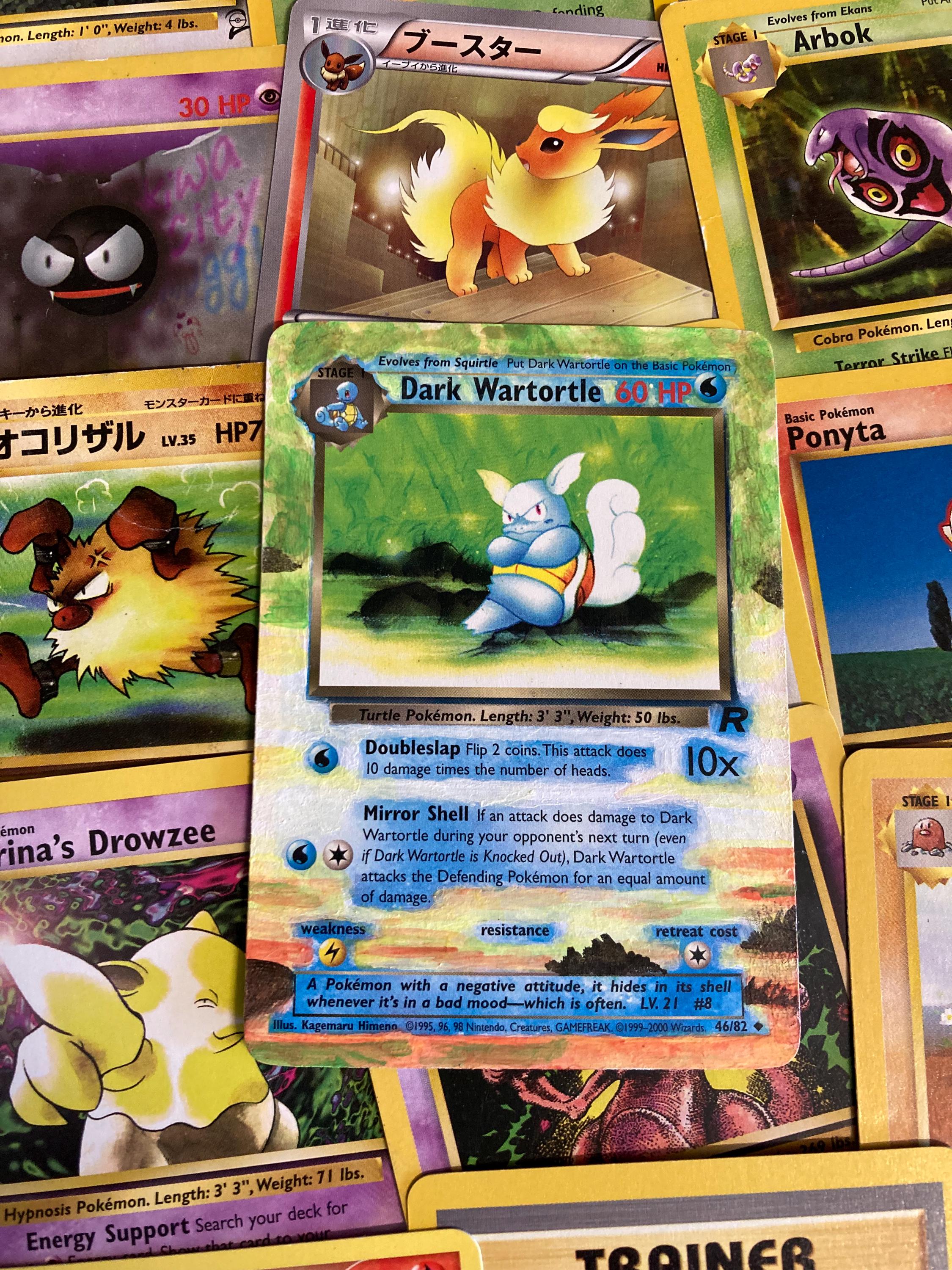 1999 wartortle pokemon card Wartortle · Base Set First Edition #42(Shadowless)