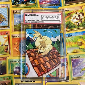 A N C I E N T - N I N E T A L E S - XY Ancient Origins Ninetales 21/160 Carte Pokémon authentique Original peint de qualité personnalisé étendu Art