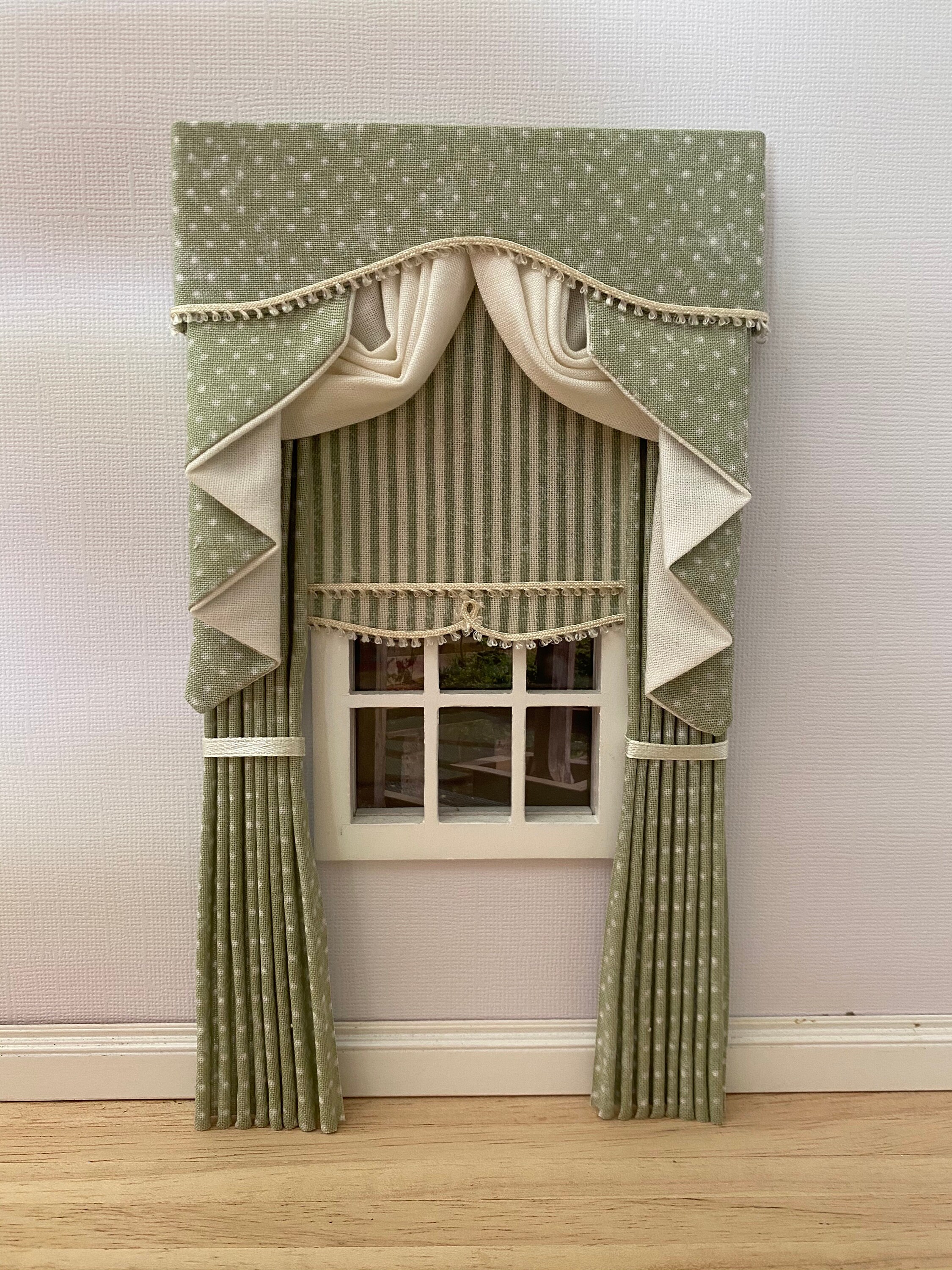 1 12 scale sales dolls house curtains