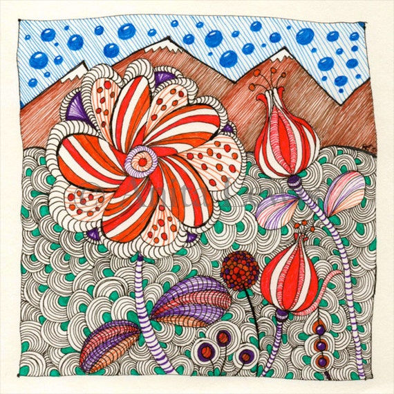 Whimsy Line Drawing Whimsical Lines In Art
