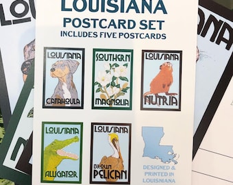 Louisiana Postcard set