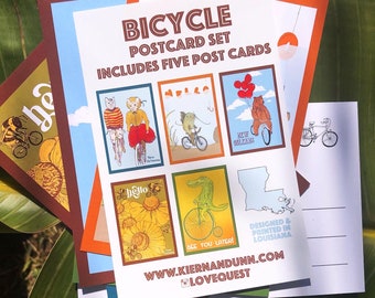 Bicycle Postcard set