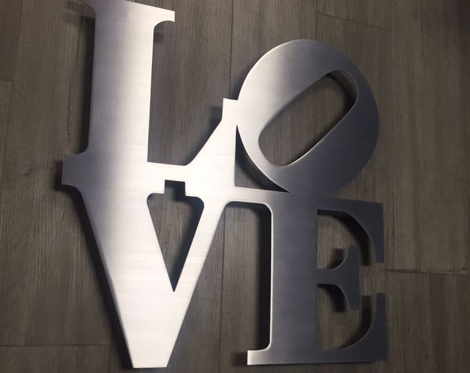 Love Metal Wall Art Love Sign Wall Art Metal Art Home Etsy