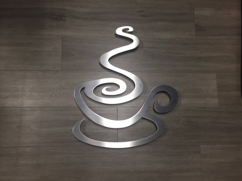 Coffee Kitchen Metal Wall Art Coffee Art Coffee Metal Art | Etsy