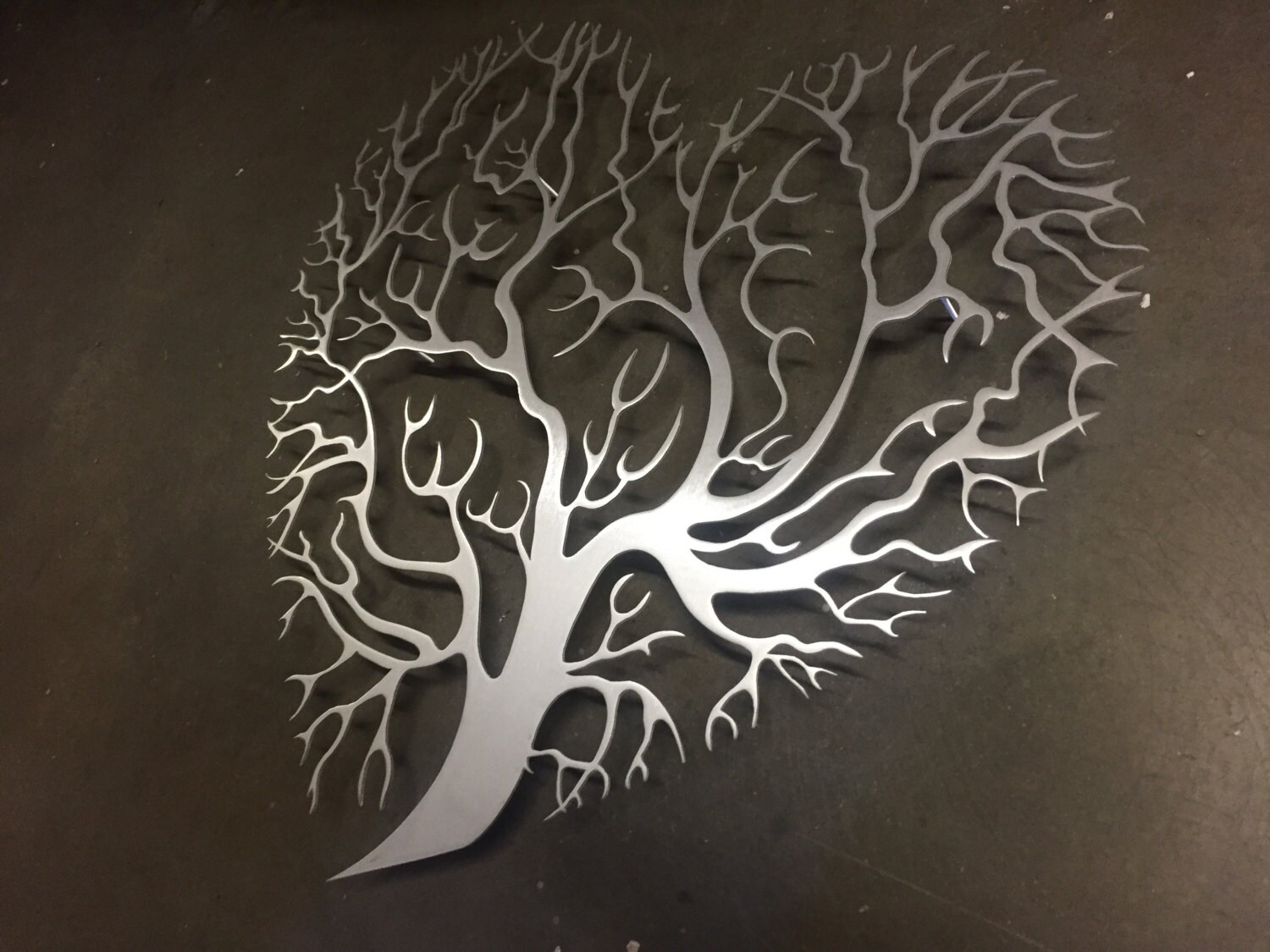 Tree Heart Metal Wall Art Tree Metal Wall Art Unique Wall Etsy UK