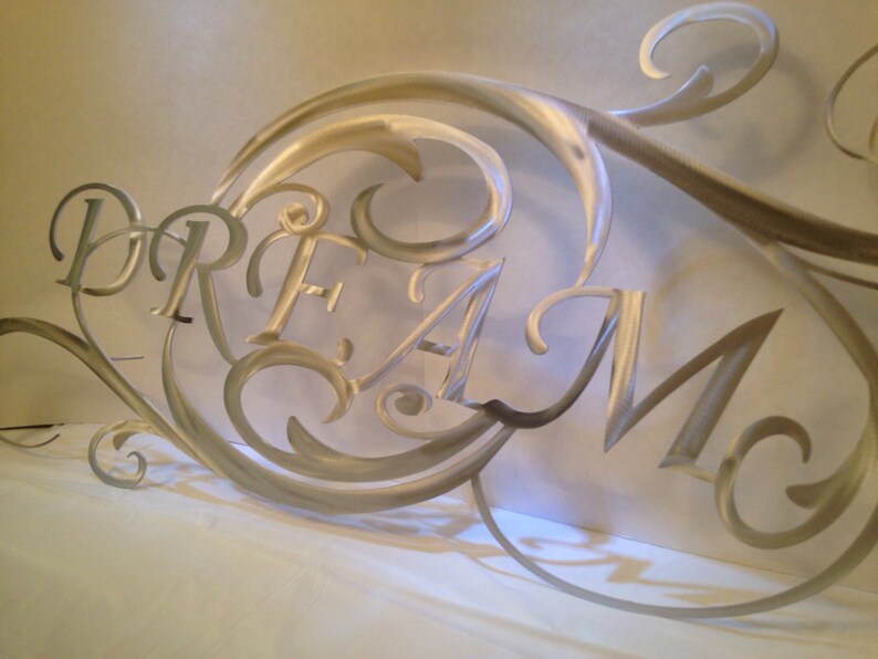 Dream Metal Wall Art Metal Art Dream Wall Art Dream Art | Etsy