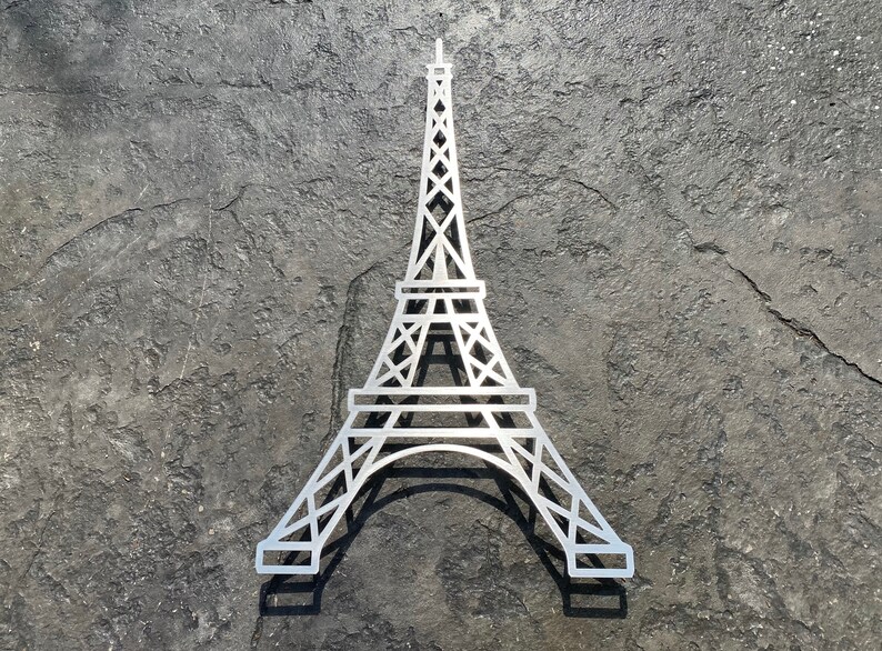 Eiffel Tower Metal Wall Art Paris France Home Decor Etsy