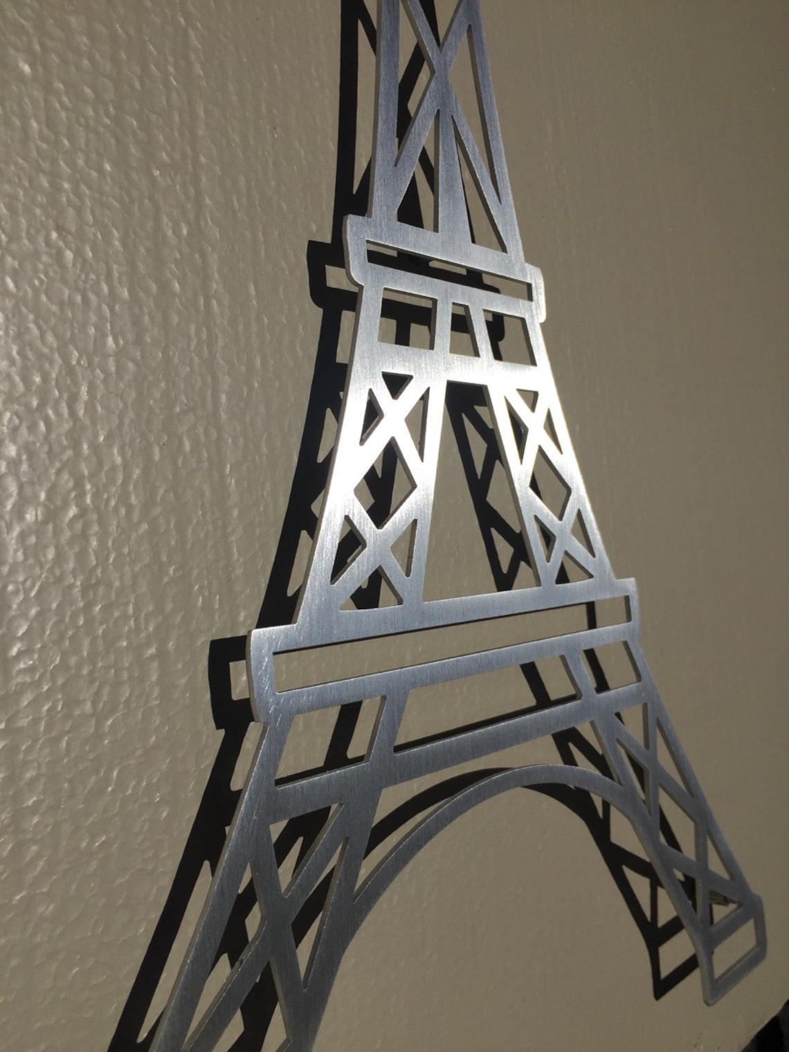 Eiffel Tower Metal Wall Art Paris France Home Decor Etsy