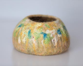Artistic Felt Bowl