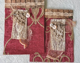 Fabric Flip, Journal Embellishment, Art Journal accessary