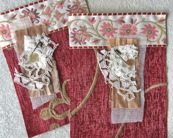 Fabric Flip, Journal Embellishment, Art Journal accessary