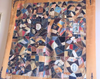 Antique Victorian Crazy Quilt