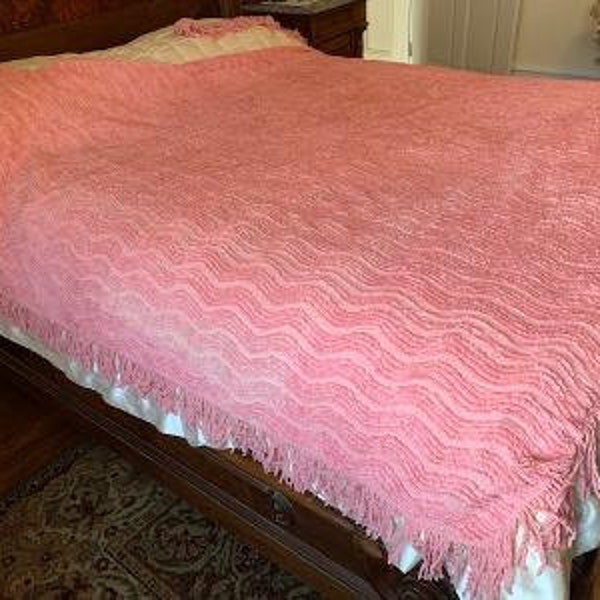 Repurposed Chenille Bedspread Etsy