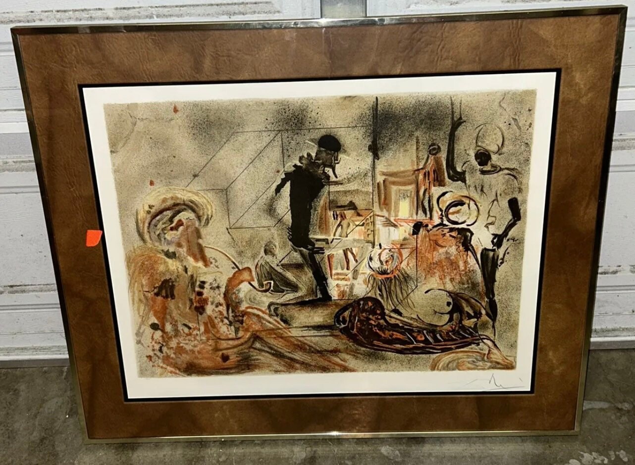 Salvador Dali : Studio L'atelier of Dali Rare C.1965