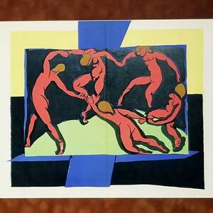 Henri Matisse c.1938 Original Lithograph La Danse The Dancers Nude Dance Limited Edition Authentic COA Certificate Of Authenticity Framed image 2