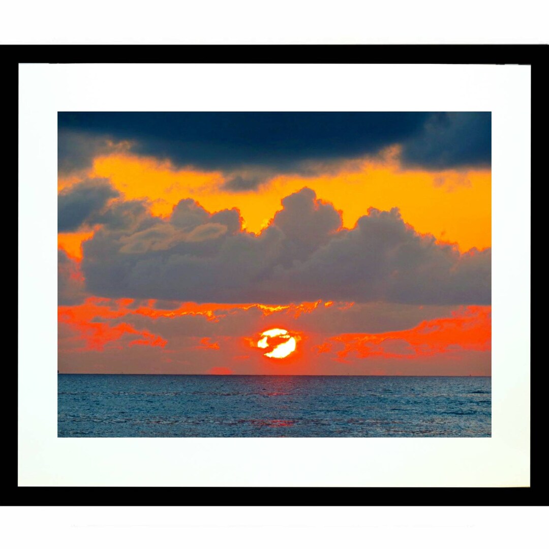 Key West Sunset 11x14 Matted Photo Photograph Art Print Etsy