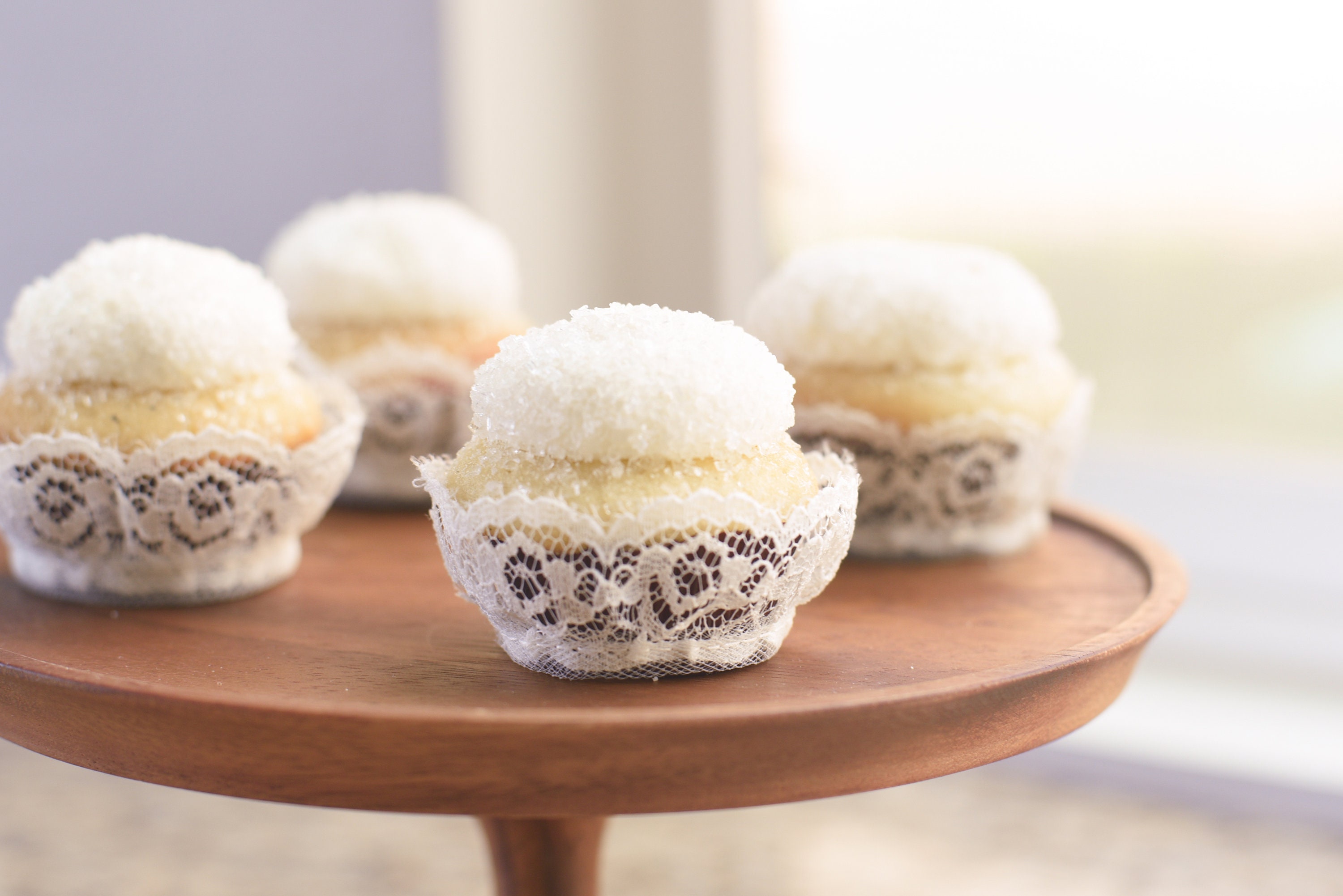 25 Real Lace Mini Cupcake Wrappers / Liners wedding rustic Etsy