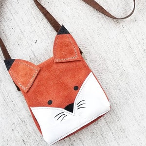 Mini Messenger toddler purse bag, &quot;ANIMAL PACK - FOX&quot; mini purse, messenger, toddler purse, toddler bag