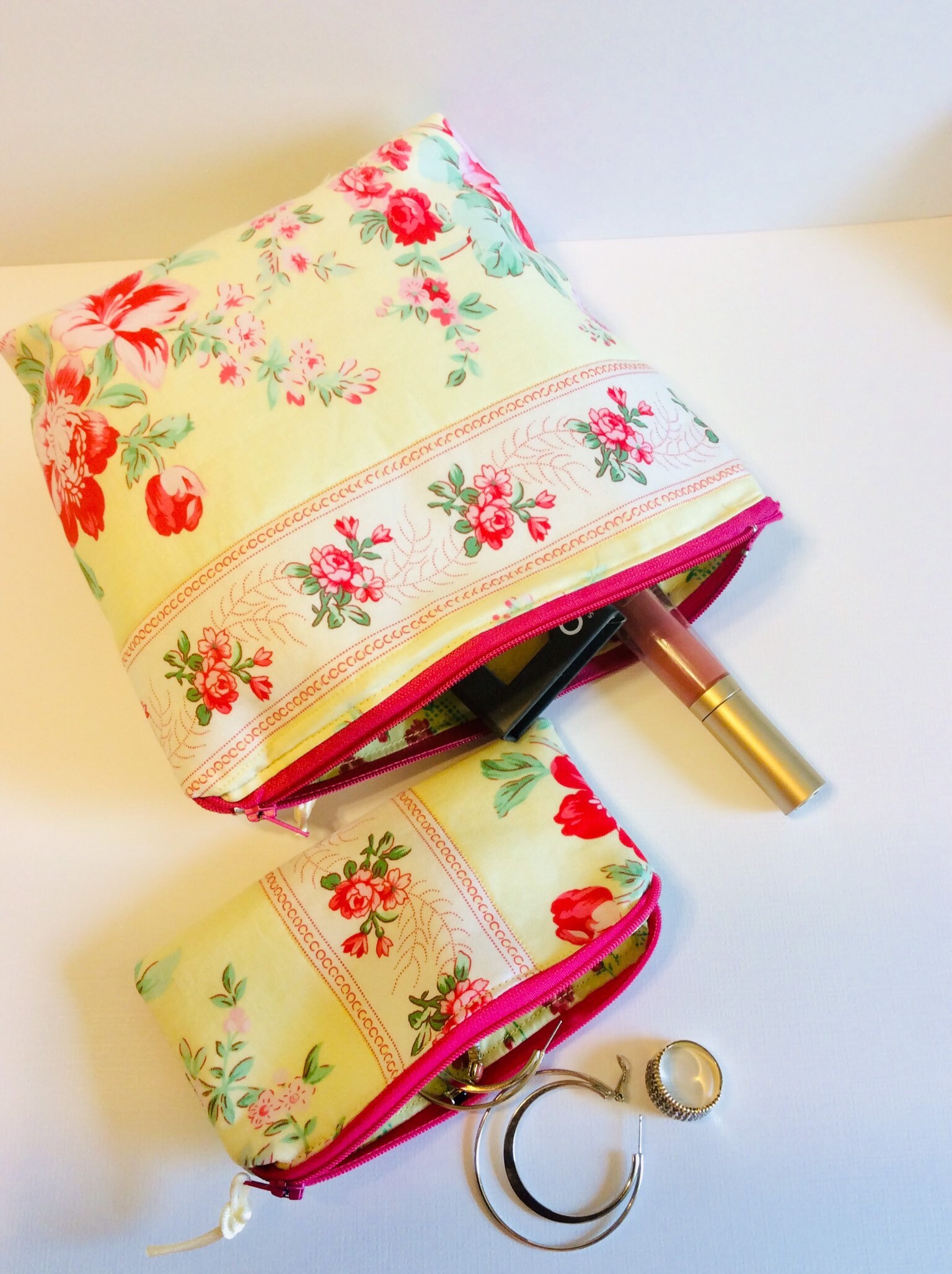 Makeup Bag Gift Set Womens Accessory Bag Etsy