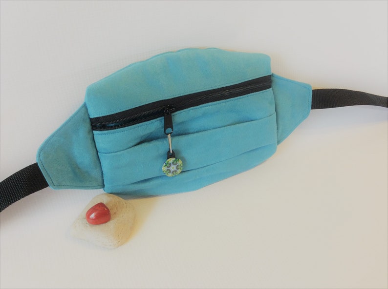 suede fanny pack