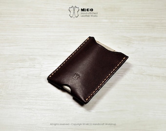 MICO Hand-stitched Card Holder / Slim Wallet - Etsy