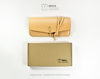 MICO Hand-stitched leather Long Wallet (Ladies)