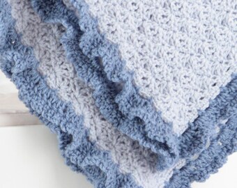 Crochet Baby Blanket Pattern: Flora #44 Afghan (PDF Download)