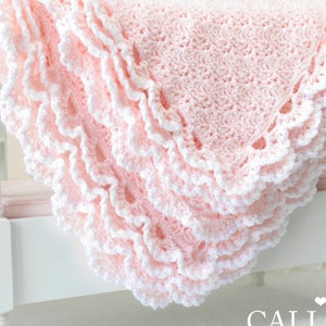 Baby Blanket Crochet PATTERN 100, Crochet Baby Pattern Iris #100, DIY Baby Blanket - Instant download PDF pattern * No Risk Pattern Swap! *