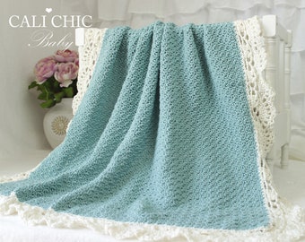 Crochet Blanket PATTERN, Claire Baby Blanket Pattern 144, Baby Blanket Crochet Pattern, Instant Download Crochet Pattern