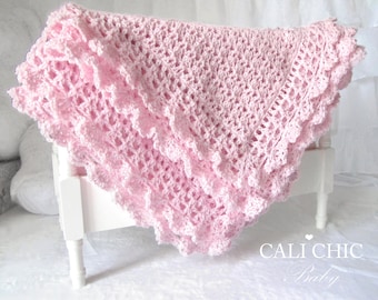 Crochet Baby Blanket PATTERN 89, Crochet Pattern Victorian #89, DIY Baby Blanket, Instant Download PDF Crochet Pattern