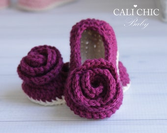 Crochet PATTERN 324 - Charlotte Baby Shoes pattern - Crochet baby shoes pattern - Instant Download PDF Pattern