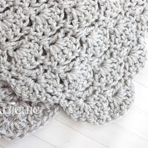 Crochet Baby Blanket Pattern: Viola #33, Bulky Yarn (PDF Download) image 6