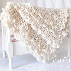 Crochet Blanket Pattern 89, DIY Baby Blanket Victorian Series Pattern #89, Baby Afghan Crochet Pattern, Instant Download PDF