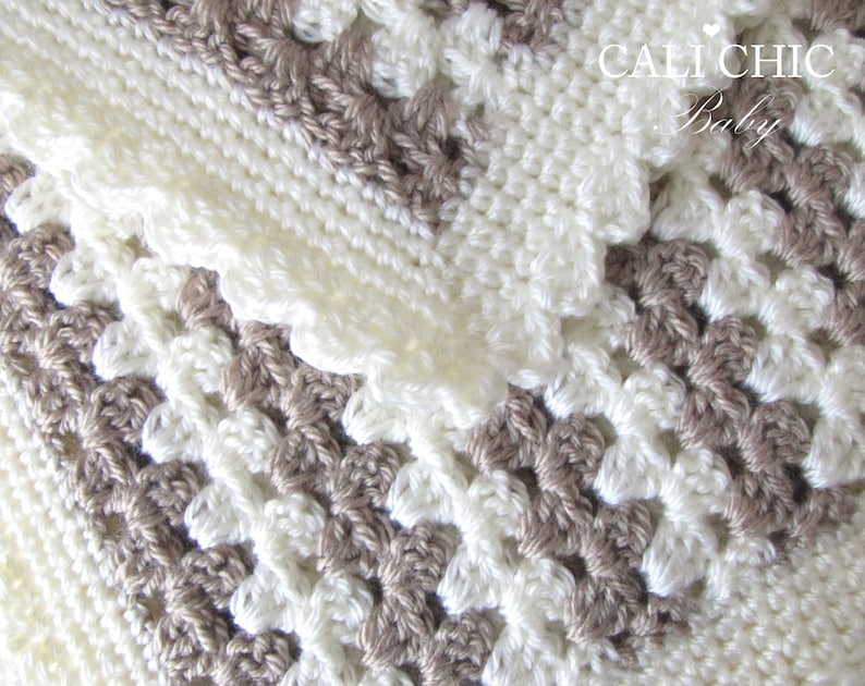 Crochet PATTERN 58, Easy Crochet Baby Blanket Pattern Teddy Bear, DIY Baby Blanket Instant Download PDF Pattern image 2